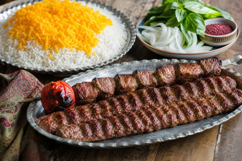 با کباب کوبیده چی بخوریم؟